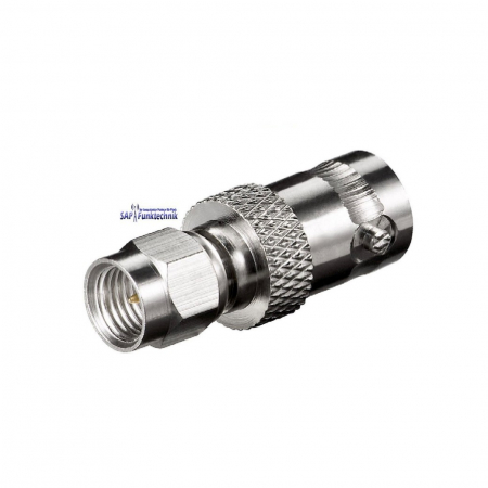 Adapter SMA-Stecker auf BNC-Buchse