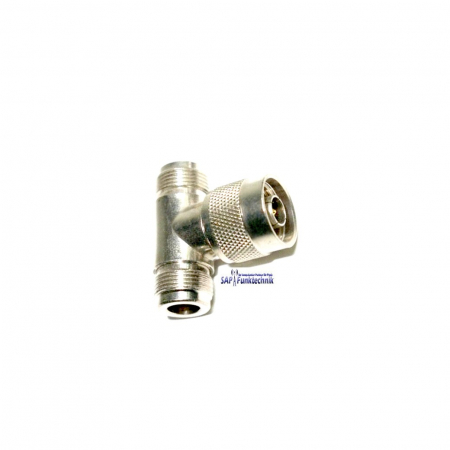 NC-1456 Adapter,  T-Stecker auf 2 x Buchse