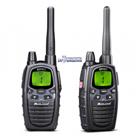 Preview: Midland G7 Pro Funkgerät, Single, 16 Kanäle