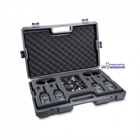Preview: Midland G7 Pro 4er Kofferset, PMR446 inkl. MA24-L Headsets