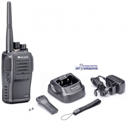 Preview: Midland G15 Pro PMR 4er Security-Kofferset inkl. MA 25-M Lautsprechermikrofonen