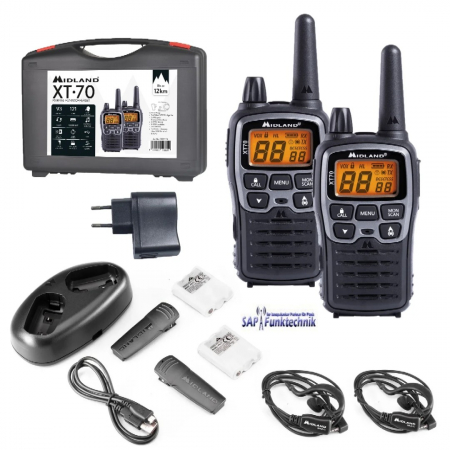 Midland XT70 Adventure Kofferset 2024, Grau