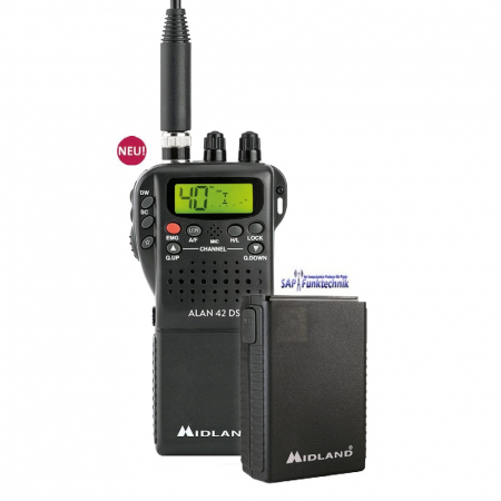 Midland Alan 42 DS Power Bundle inkl. Lithium-Ionen Akku