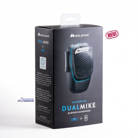 Preview: Midland Dual Mike 4 Pin V1, Bluetooth und CB Mikrofon