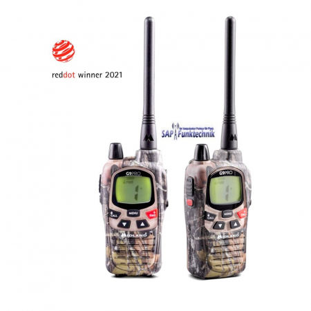 Preview: Midland G9 Pro Tarnfarben Set inkl. Headset MA 21-L Pro, Funkgerät, Single