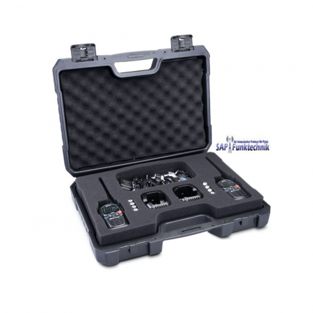 Preview: Midland G9 Pro 2er Kofferset PMR446 inkl. MA24-L Headsets