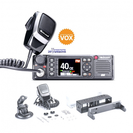 Preview: Midland M88 CB-Funkgerät mit Farbdisplay, VOX
