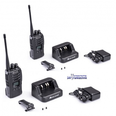 Preview: Midland 2er Koffer G13 PMR446 Funkgerät