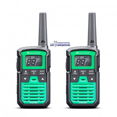 Midland XT30 Pro, Paar, Grün PMR446 Funkgerät