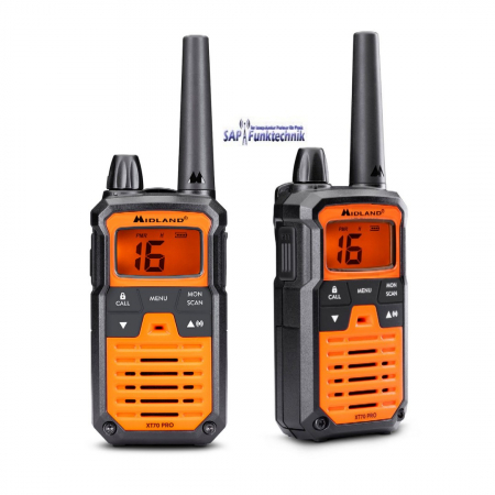 Preview: Midland XT70 Pro Kofferset, PMR+LPD, Orange