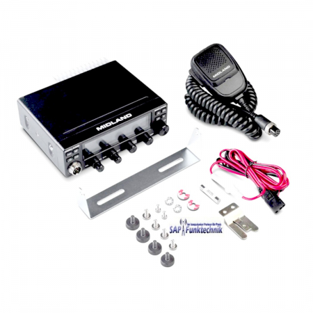 Preview: Midland 8001 Pro SSB CB-Funkgerät 4 Watt AM / FM, 12 Watt SSB