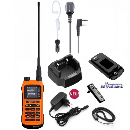 Albrecht Tectalk Duo Set, PMR446 + Freenet (1W) inkl. MA31-LK Pro Security Headset