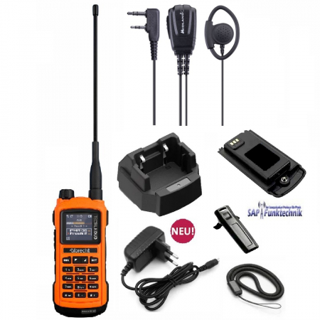 Albrecht Tectalk Duo Set, PMR446 + Freenet (1W) inkl. MA24-LK Pro Headset