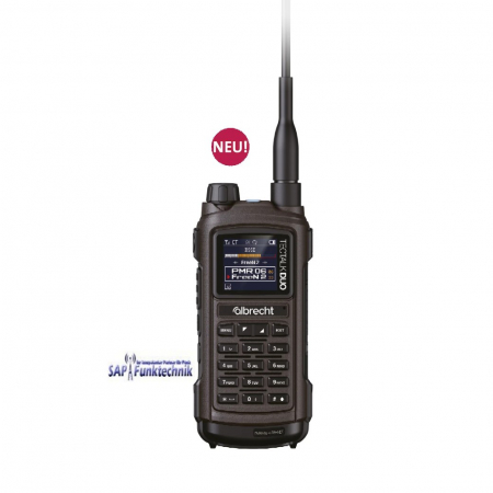 Preview: Albrecht Tectalk Duo, PMR446 + Freenet (1W), Schwarz