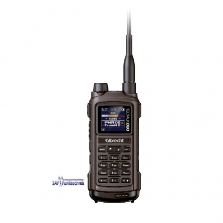 Preview: 2er Kofferset Albrecht Tectalk Duo, PMR446 + Freenet (1W), schwarz
