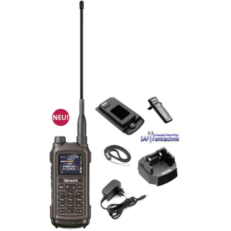 Albrecht Tectalk Duo, PMR446 + Freenet (1W), Schwarz