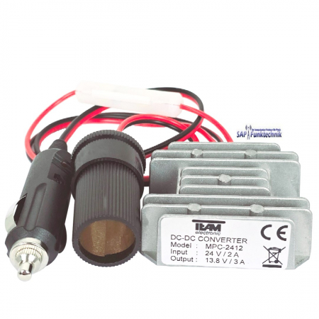 TEAM Konverter TEAM MPC-2412  24/12 Volt