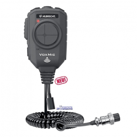 Albrecht VOX Mikrofon 6-polig mit ANC und 3000mAh Batterie