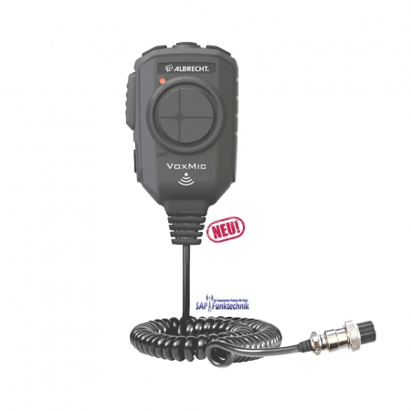 Albrecht VOX Mikrofon-6491 mit ANC für AE6490CT/AE6491CT, 6-polig