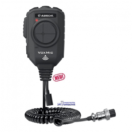 Albrecht VOX Mikrofon 4-polig Version 2 für Albrecht/Midland CB-Funkgeräte