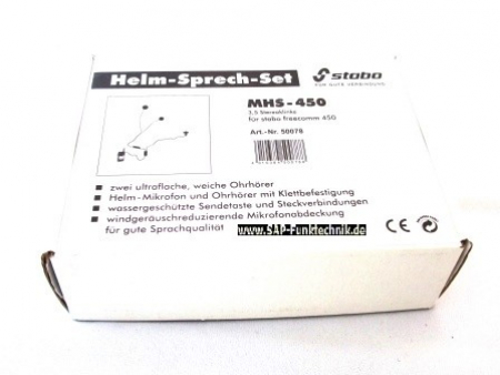 Preview: Stabo MHS-550 Motorrad Helmsprechset für stabo Freecomm 550