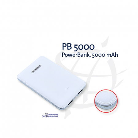 Preview: Albrecht PowerBank PB 5000, weiß