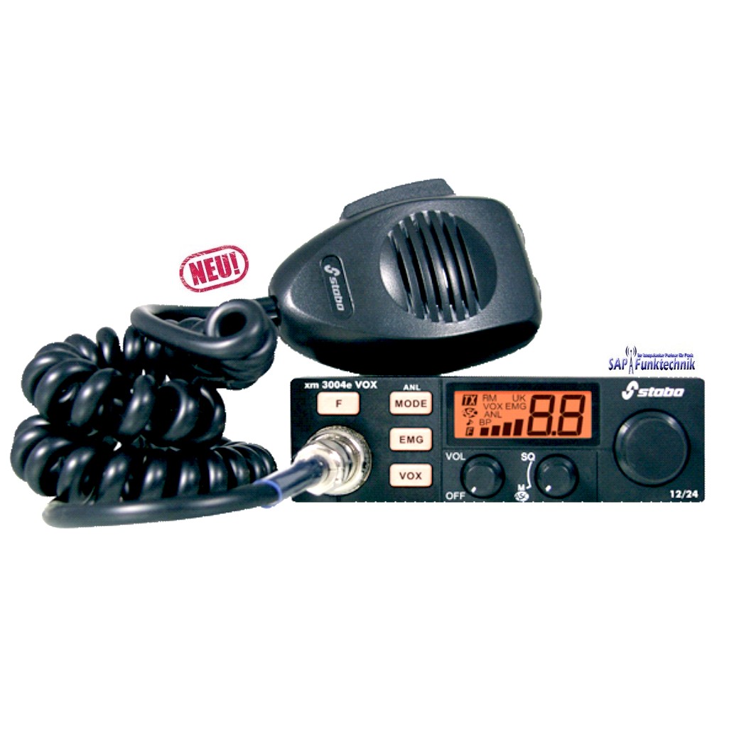 SAPFunktechnik Online Store Stabo XM 3004ER VOX 12 /24 Volt, CB