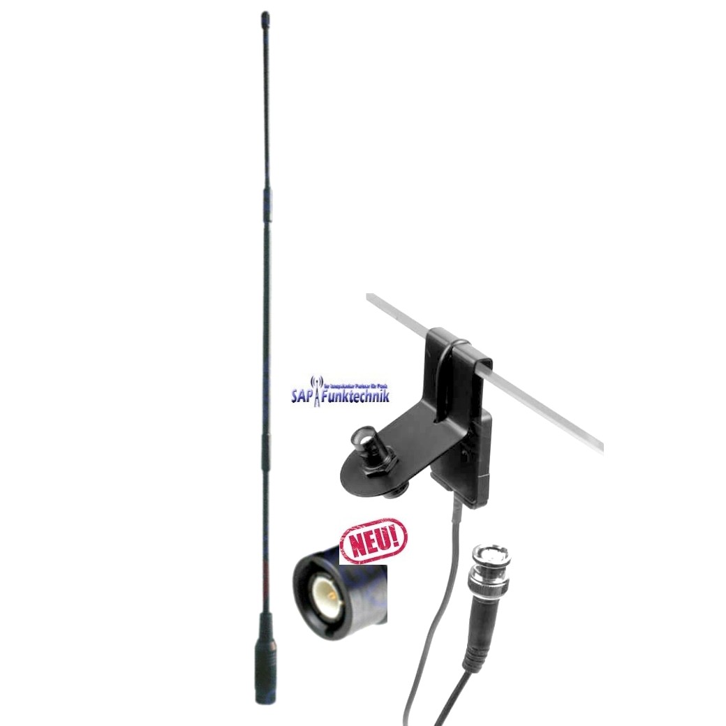 Albrecht CB-27 Festmontage Schwarz - Grau Autoantenne
