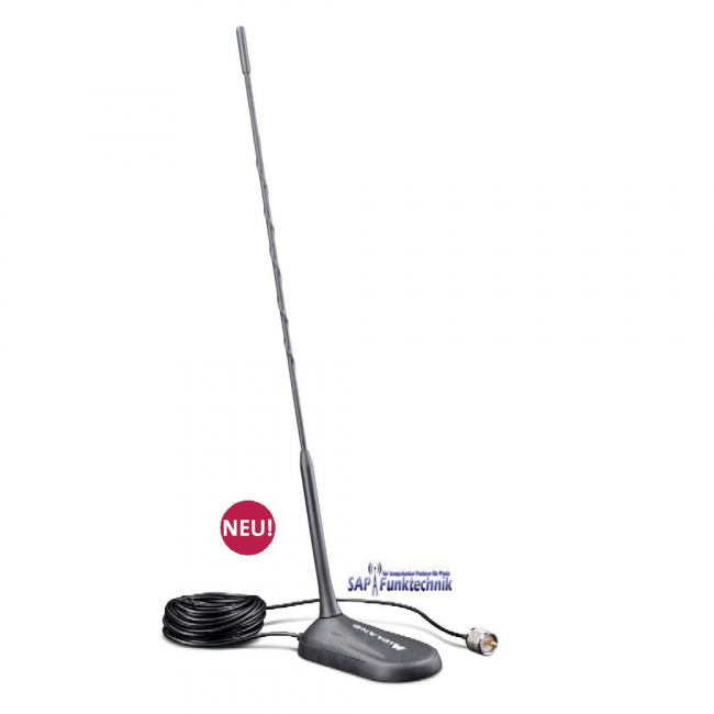 Midland MC 45 CB-Magnetantenne Strahlerlänger 45 cm, mit 4m Kabel und PL259-Stecker