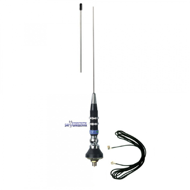 President Hawaii CB-Mobilantenne, 72 cm, 150W mit 4m Kabel