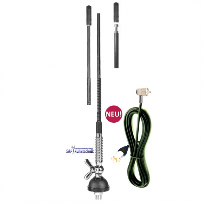 President TEDDY II VOX ASC Multi SET,  inkl. T 27 NEWS CB-Mobilantenne