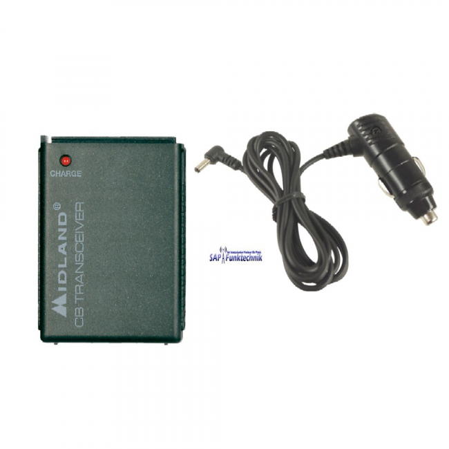 Batterieleergehäuse (8 Zellen) Set inkl Kfz-Ladekabel für Alan 42 Multi