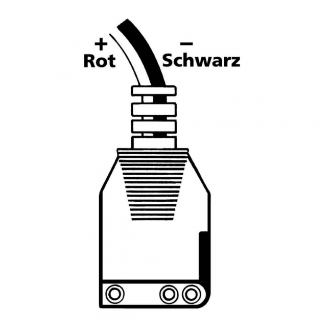 DC-Kabel, 2-adrig mit 3-pol. Flachstecker und Zigarettenanzünderstecker