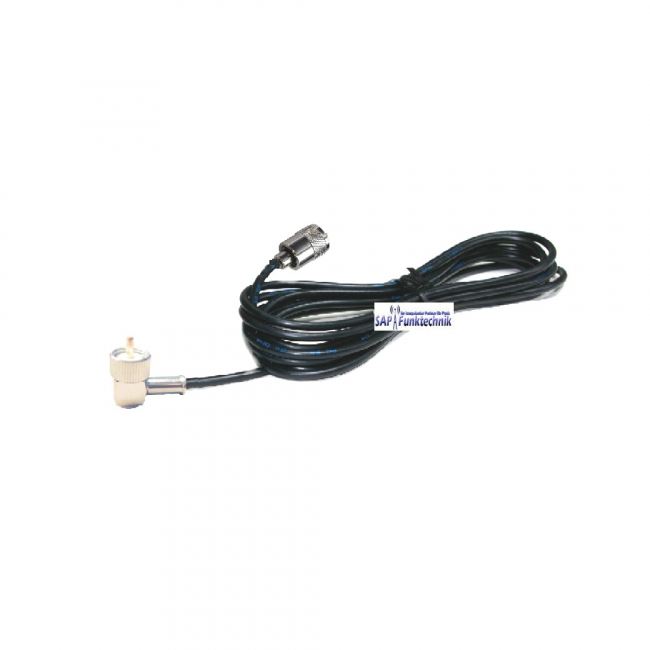 DV 27 N-Kabel 5m lang mit neuem Winkelstecker und angelötetem PL-Stecker