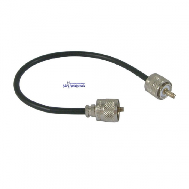 Koaxial Verbindungskabel, ca. 150cm lang mit 2x PL-259-Stecker