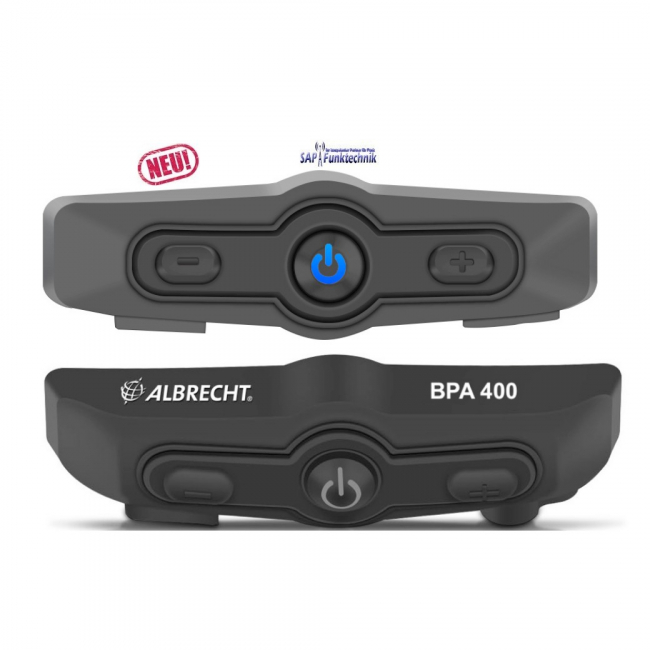 Albrecht BPA 400 Motorrad Kommunikation