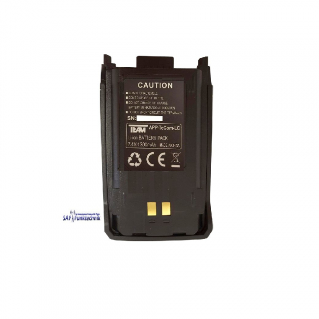 TEAM APP TeCom-LC Li-Ion Akkupack 1300-mAh/ 7,4 Volt