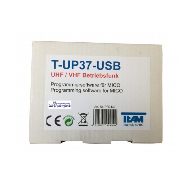 TEAM T-UP37 COM USB-Programmierset für TeCom-MiCo UHF/VHF Betriebsfunk