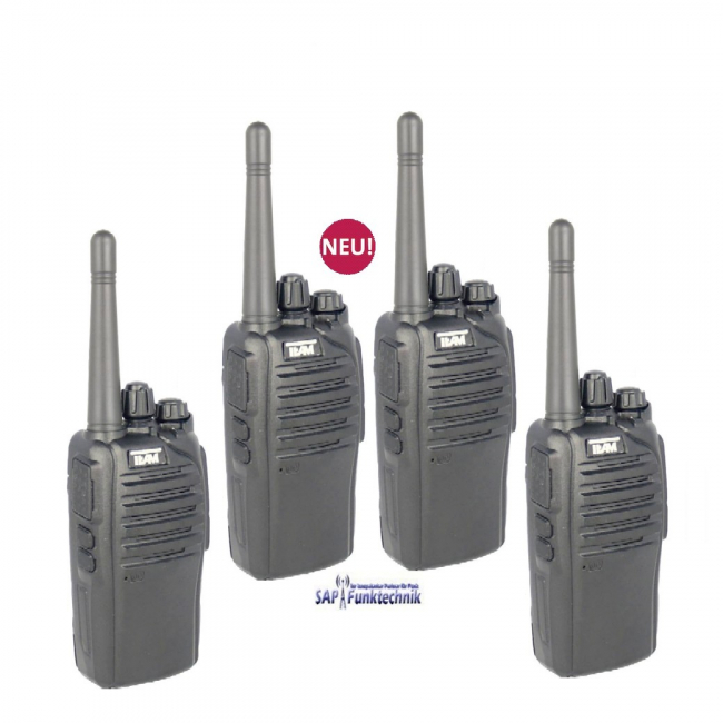 TEAM 4er Profi-Kofferset TeCom-LC 1 Watt FreeNet