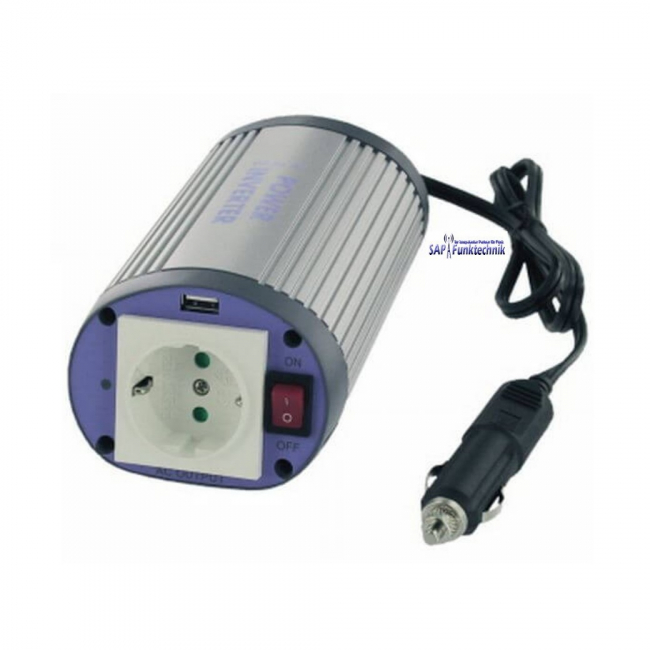 Inverter INV 150-24-USB 150 Watt, 24 Volt, USB-Anschluss