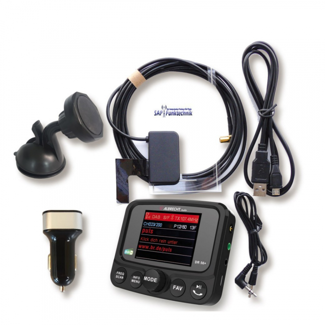 Albrecht DR 56+ DAB+ Autoradio-Adapter