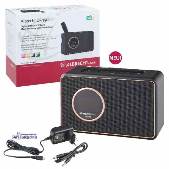 Albrecht DR 750 Digitalradio, DAB+/UKW