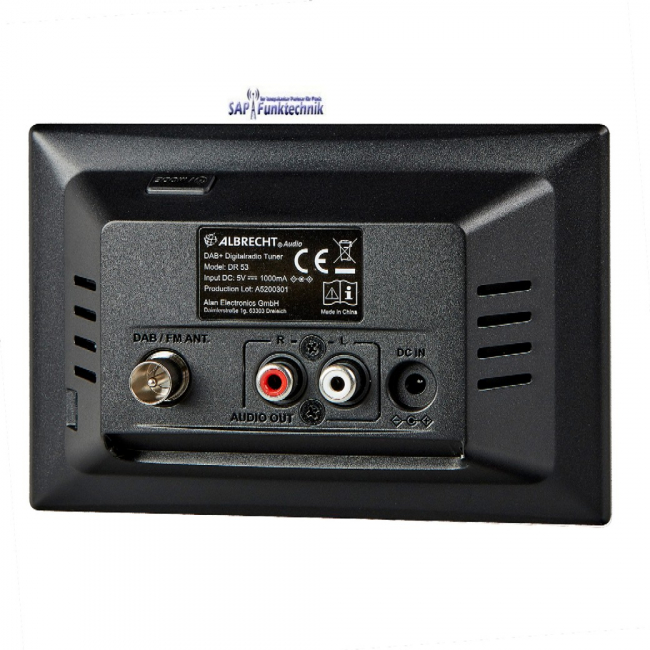 Albrecht DR 53 DAB+/UKW/Digitalradio-Tuner