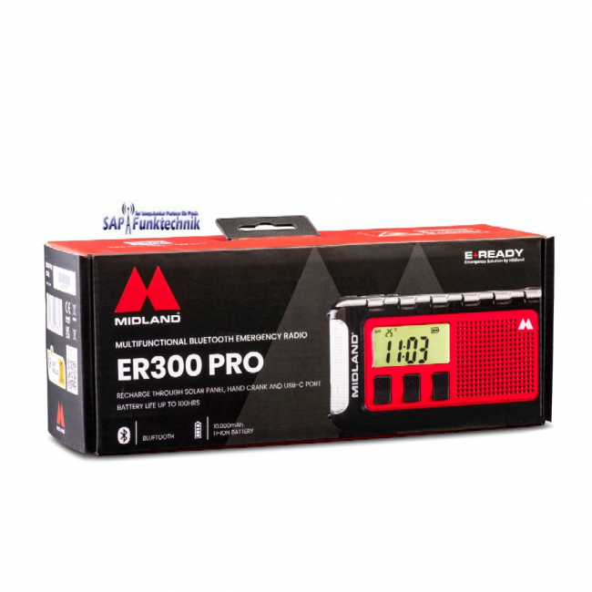 Midland ER 300 Pro Kurbelradio