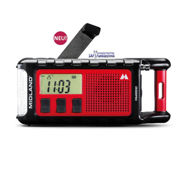 Midland ER 300 Pro Kurbelradio