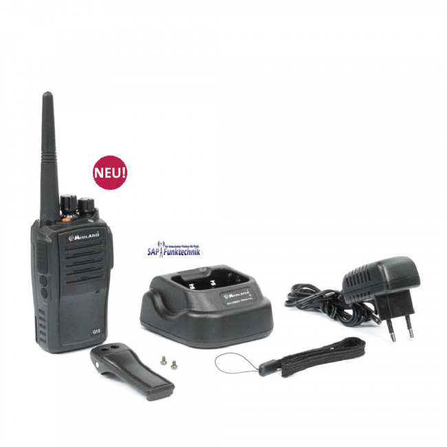 Midland G15 Pro NC, Stück, PMR446, Wasserdicht IP67