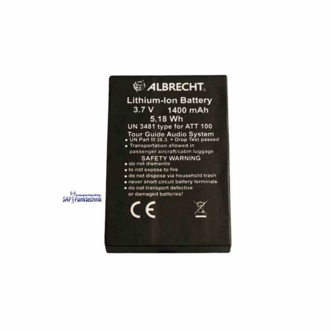 Ersatzakku ATT 100 mit 1200mAh