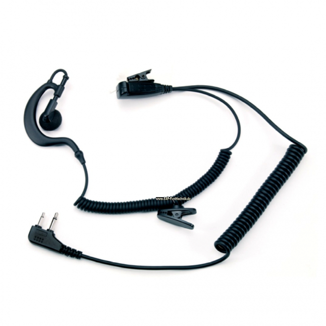 Midland A21M, Clip-Mikrofon/Ohrhörer Duoklinke