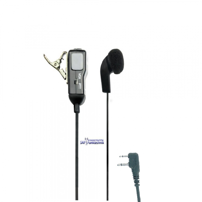 Midland MA 28-L, Clip-Mikrofon mit Ohrhörer