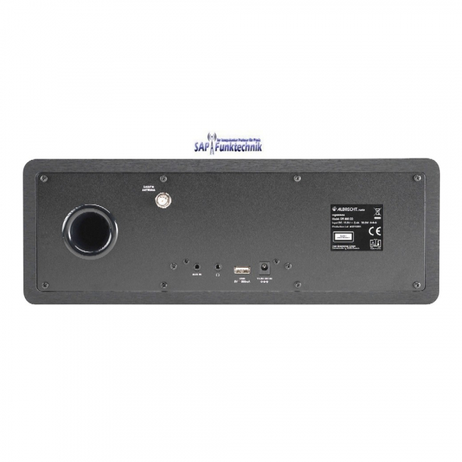 Albrecht DR 895 CD, DAB+/UKW/Internet/CD, Schwarz